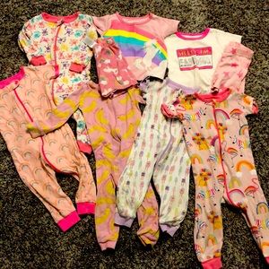 7pc pajama sets LOT Children’s Place 9-12 Months